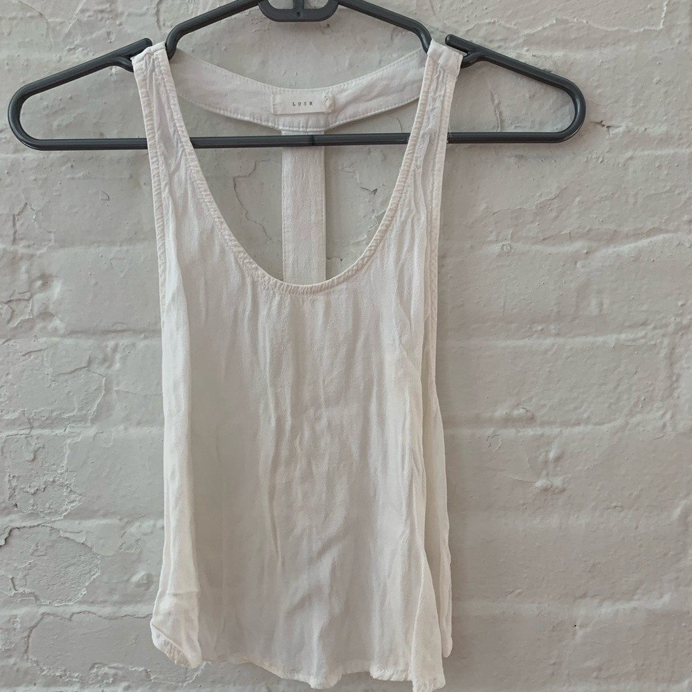 Lush White Crop Top